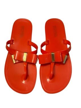 Michael Kors Bow Jelly Sandals